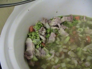 Recipe: Soup with legumes