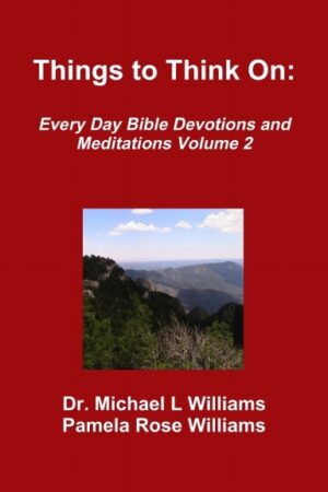 Things to Think On: Every Day Bible Devotions and Meditations Volume 2