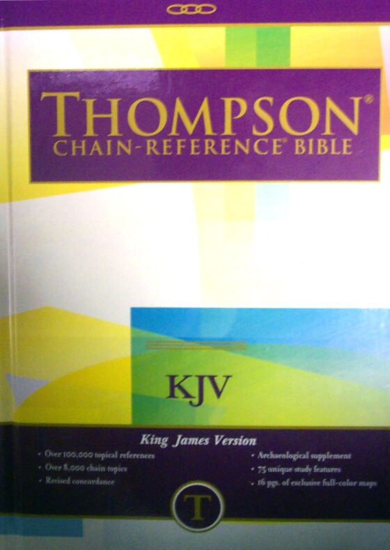 Bible Thompson Chain Reference Hard Cover, KJV