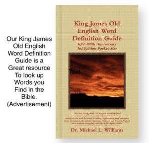 King James Old English Word Definition Guide